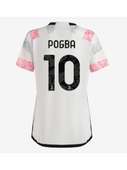 Juventus Paul Pogba #10 Auswärtstrikot für Frauen 2023-24 Kurzarm